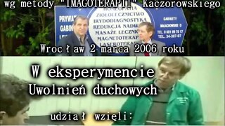 EGZORCYZMY, OPĘTANIE, UWOLNIENIA DUCHOWE - FILM Z POGRANICZA WYMIARU ASTRALNEGO/2006©TV IMAGO