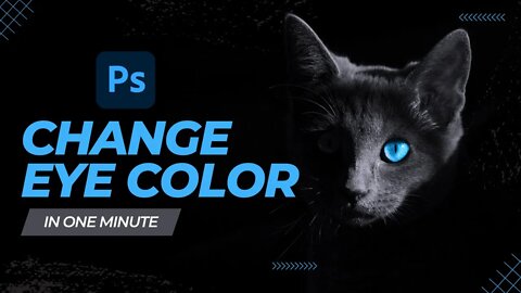 Change Eye Color in Photoshop | 1 Minute Tutorial