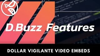 D.Buzz Features : Dollar Vigilante Video Embeds