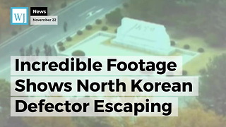 Incredible Footage Shows North Korean Defector Escaping Into South Korea While Being Chased By NK Police