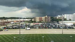 TIme lapse video of storm clouds over Cuyahoga County