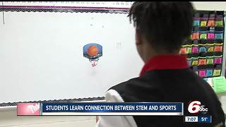 Students learn connection between STEM and sports