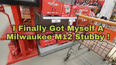 I Finally Got Myself A Milwaukee M12 Stubby !