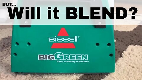 Carpet Cleaning with the Bissell Big Green Clean Machine!