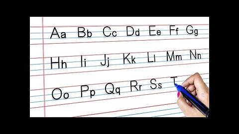 Writing Capital and Small Letters Alphabet For Children | English Alphabets A to Z