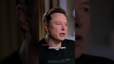 "Zuckerberg spent $400 million in the last election...in support of Democrats!" Musk TORCHES Meta