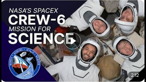 The Science Of NASA 'S Space X Crew-6 Mission