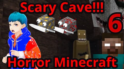 Cave Diving WITH MONSTERS!!! [Horror Minecraft, Part 6]