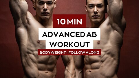 10 Min ADVANCED AB Workout | Bodyweight Follow-Along