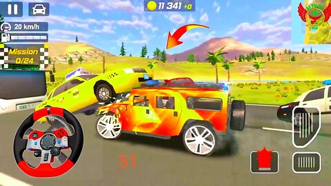 HD police vs gari game #851 police Gameplay Best Car Games Drift Gari Driving 2023 Android