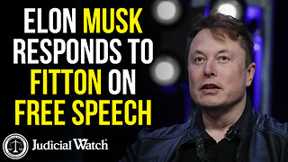 Elon Musk Responds to Fitton on Free Speech!
