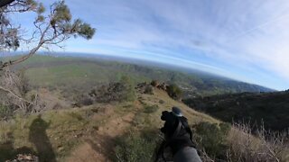 Mount Diablo North Peak Hiking Down