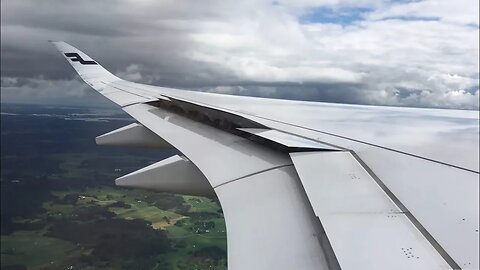 Finnair A350 HARD landing at Helsinki Airport