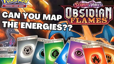 Can You Map The Energies?? Obsidian Flames Booster Box! Pokemon TCG