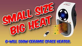 G-WILL 500W Ceramic Space Heater Review