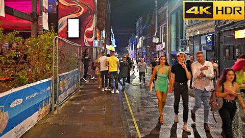 Life in Liverpool Midnight : Street View 4k