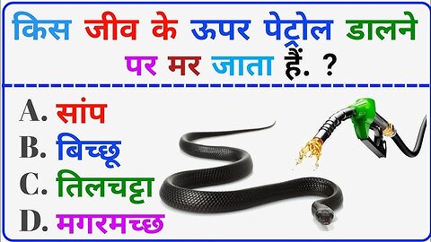 GK question Hindi || Gk quiz || Arvindgk1 || general knowledge in Hindi ||