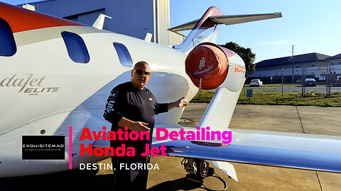 Day in The Life Aviation Detailing Business VLOG Honda Jet Elite Destin FL z