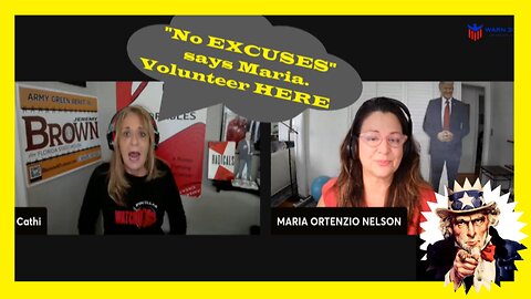 NO EXCUSES...Maria says Volunteer Here!