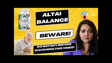 ALTAI BALANCE (REVIEW) Does ALTAI BALANCE work? BEWARE! DO NOT BUY BEFORE WATCHING THIS VIDEO!