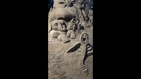 Awesome sand castle