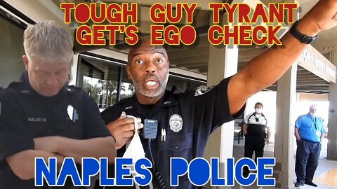 I Get The Last Laugh. Ego Checkin' Tyrants. Walk Of Shame. Naples Police Department. Florida.