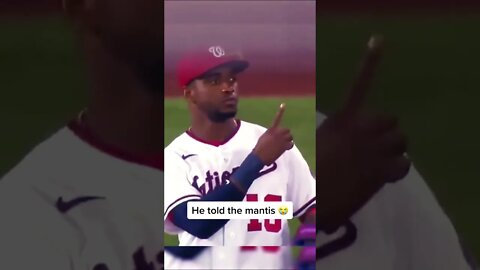 Victor Robles made sure EVERYONE knew there was one out 🤣 #MLB #Nationals #baseball