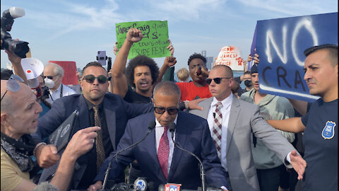 James Craig Shut Down by Protesters at Announcement of Run for Governor of Michigan