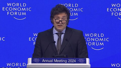 Javier Milei's remarks to the World Economic Forum 2024 - Start @ 4:00