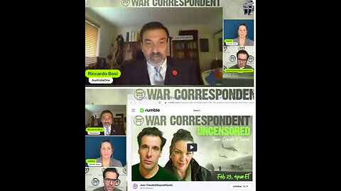 WAR CORRESPONDENT: WITH JEAN-CLAUDE & JANINE & RICCARDO BOSI - 6th Generation Warfare