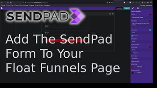 How To Add A Form From SendPad to Float Funnels Using HTML