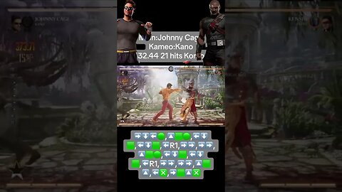 Johnny Cage and KANO combo #combo