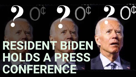 Resident Biden Holds A Press Conference. #reactionvideo