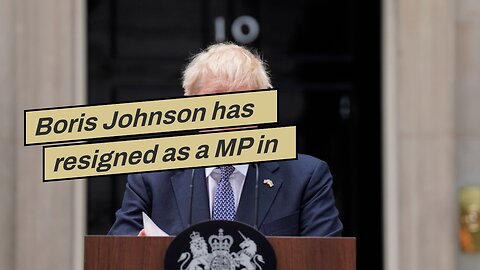 Boris Johnson has resigned as a MP in the wake of yet another 'Partygate scandal'