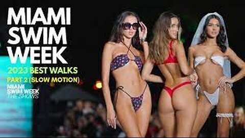 Models Hit The Runway For The Hottest Swimwear Brand In Miami _ Bikini and Swimwear Fashion Show