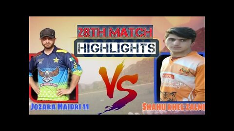 Highlights Jozara Haidri 11 VS Sahu Khel Zalimi Match 28 RSL Ramzan Super League #cricketmela #AK-47