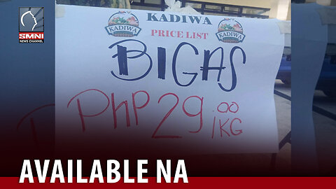 Panayam kay Engr. Rosendo So kaugnay sa P29/kilo na bigas na mabibili sa Kadiwa store