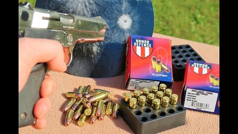 Shooting Steel POINT BLANK!!! - Honor Defense ammunition