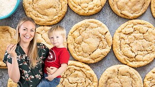 Peanut Butter Crinkle Cookies