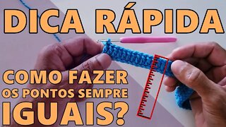 COMO FAZER os pontos sempre iguais? | Como fazer os pontos perfeitos