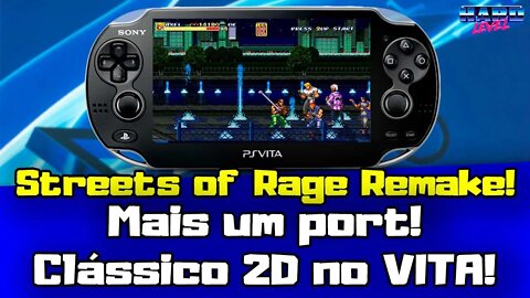 PS Vita - Streets of Rage Remake! Mais um port de jogo gratis! Beat'n Up Clássico!