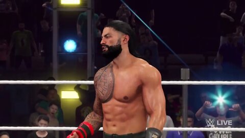 WWE 2K22 Extreme Rules Brock Lesnar vs Roman Reigns!