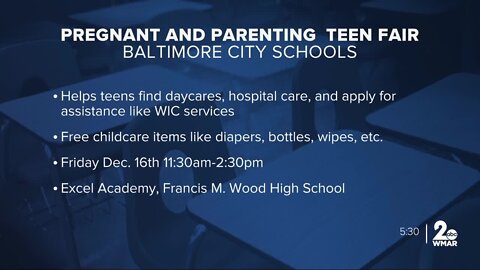 City school system to hold Pregnant & Parenting Teen Resource Fair