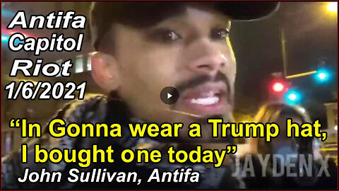 J6 Capitol Riot - John Sullivan Brags About Posing as Trump Supporter