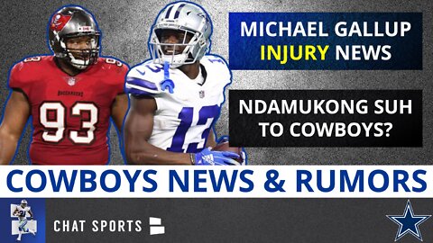 Michael Gallup Injury News + Dallas Cowboys Rumors On Signing Ndamukong Suh