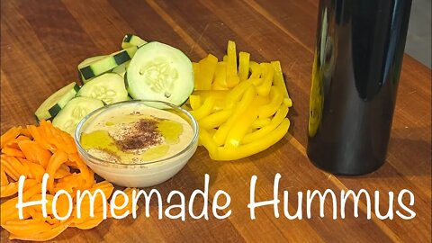 EASY HOMEMADE HUMMUS | ALL AMERICAN COOKING