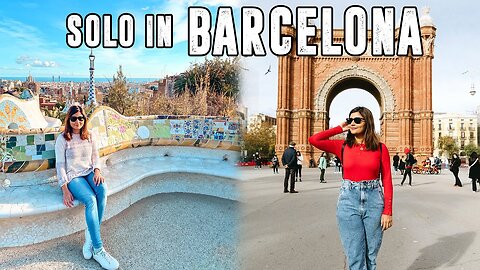 SPAIN TRAVEL VLOG | Indian Girl Traveling Solo in Barcelona! 🇪🇸