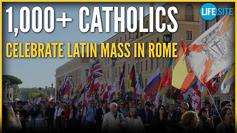 1,000+ Catholics celebrate Latin Mass in Rome