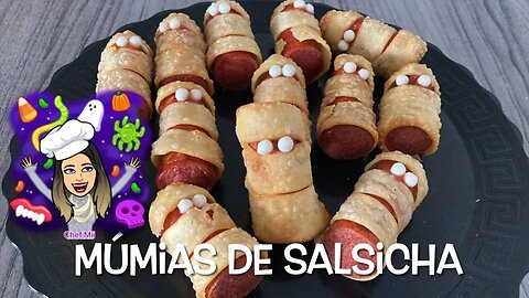 🎃👻Múmias de Salsicha Especiais para o Halloween - 2023