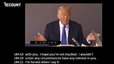 Leaked Trump Deposition Video BREAKS the Internet (Clip) — President Trump Just Keepin’ it Really Real! #Shorts